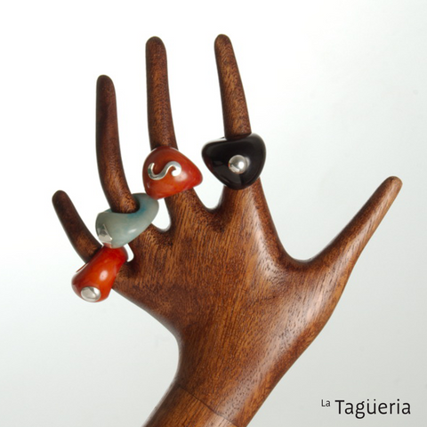 Anillo Aniko Tagua Plata